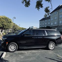 Airport black limo