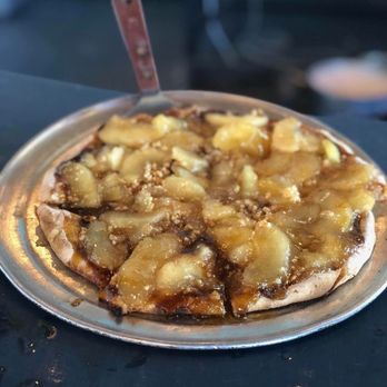 Sharky's Tavern - Best dessert pizza ever and my bad if I spelled dessert wrong hahaha - Pizza Near Me - Galveston, Texas