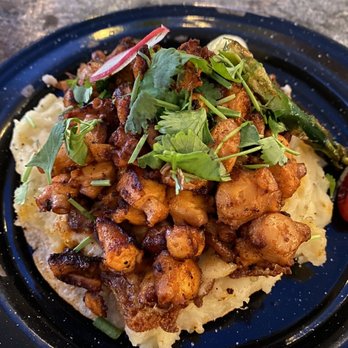 The Green Room - Octopus Tostada - Seafood Near Me - Todos Santos, BCS