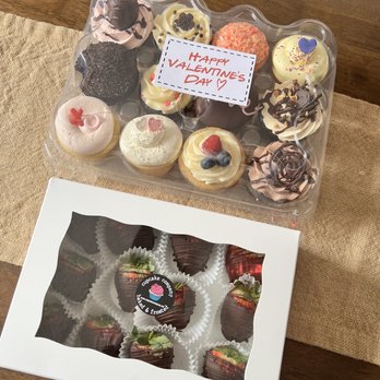 The Cupcake Company - Valentine's Day Assorted 12pk Valentine's Day Chocolate strawberries - Bakeries Near Me - Harrisonburg, Virginia The Cupcake Company - Valentine's Day Assorted 12pk Valentine's Day Chocolate strawberries - Bakeries Near Me - Harrisonburg, Virginia