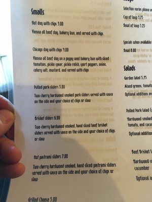 Menu photo 4 Jim's Smokin Cafe Niles, MI