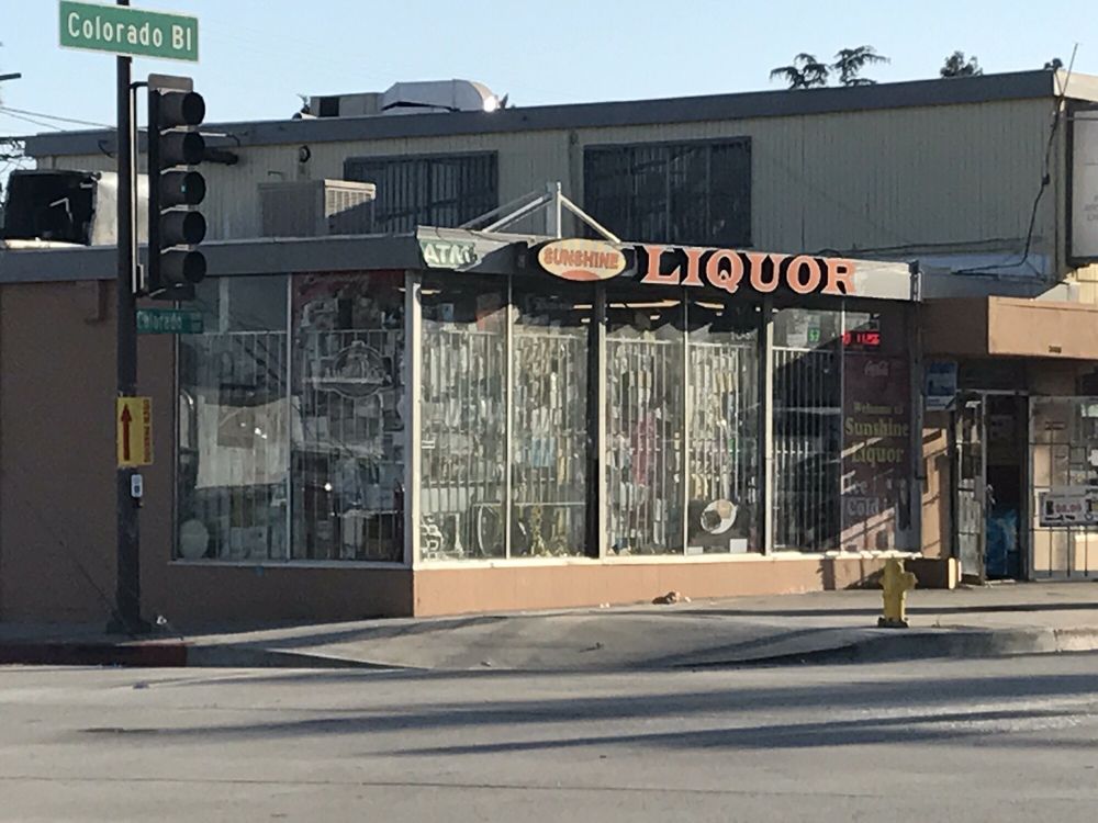 SUNSHINE LIQUOR Beer, Wine & Spirits 3360 E Colorado Blvd, Pasadena