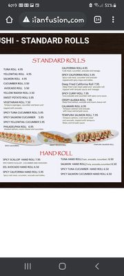 Menu photo 5 JP Asian Fusion Modesto, CA