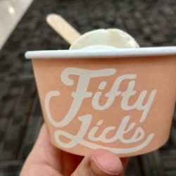 Fifty Licks - Mango sticky rice ice cream