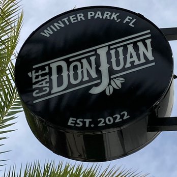 Cafe Don Juan - Exterior Signage - Cafes Near Me - Winter Park, Florida