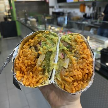 Guac Time - Sweet chili shrimp burrito - Mexican Near Me - New York, New York