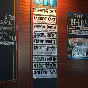 The Blue Glass - Dessert Menu - Cocktail Bars Near Me - Seattle, Washington