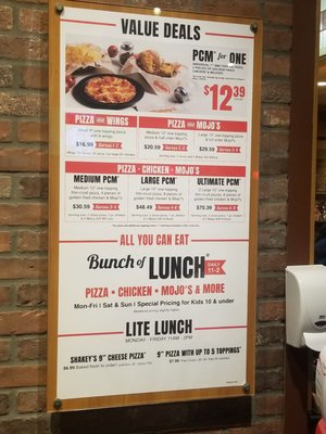 Menu photo 2 Shakey's Pizza Parlor Redlands, CA Menu photo 2 Shakey's Pizza Parlor Redlands, CA