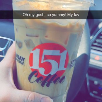 151 Coffee - Upside down caramel macchiato - Coffee & Tea Near Me - Plano, Texas