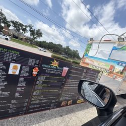 Tikiman Shave Ice & Treats - Menu variety