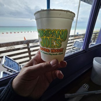 Pompano Joe's - Looking out at the beach - Seafood Near Me - Destin, Florida