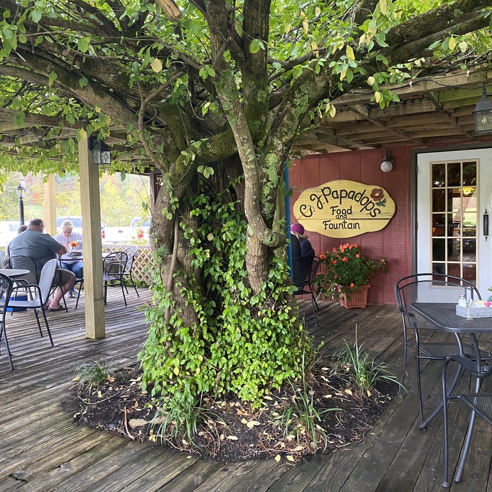 Cj Papadops - The patio at CJ PAPPADOPS. - Greek Near Me - Bybee, Tennessee Cj Papadops - The patio at CJ PAPPADOPS. - Greek Near Me - Bybee, Tennessee