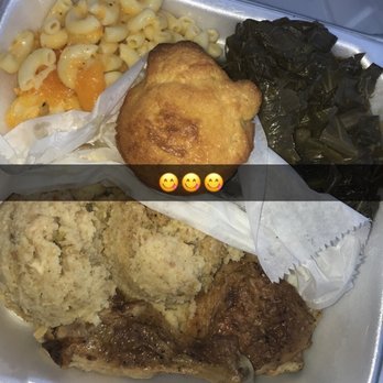 Ruth's Cafe - Chicken & dressing, turnip greens, baked Mac & cheese, & cornbread muffin - Soul Food Near Me - Birmingham, Alabama Ruth's Cafe - Chicken & dressing, turnip greens, baked Mac & cheese, & cornbread muffin - Soul Food Near Me - Birmingham, Alabama