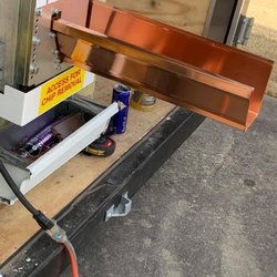 Gutters Done Right - 6 inch seamless copper gutter