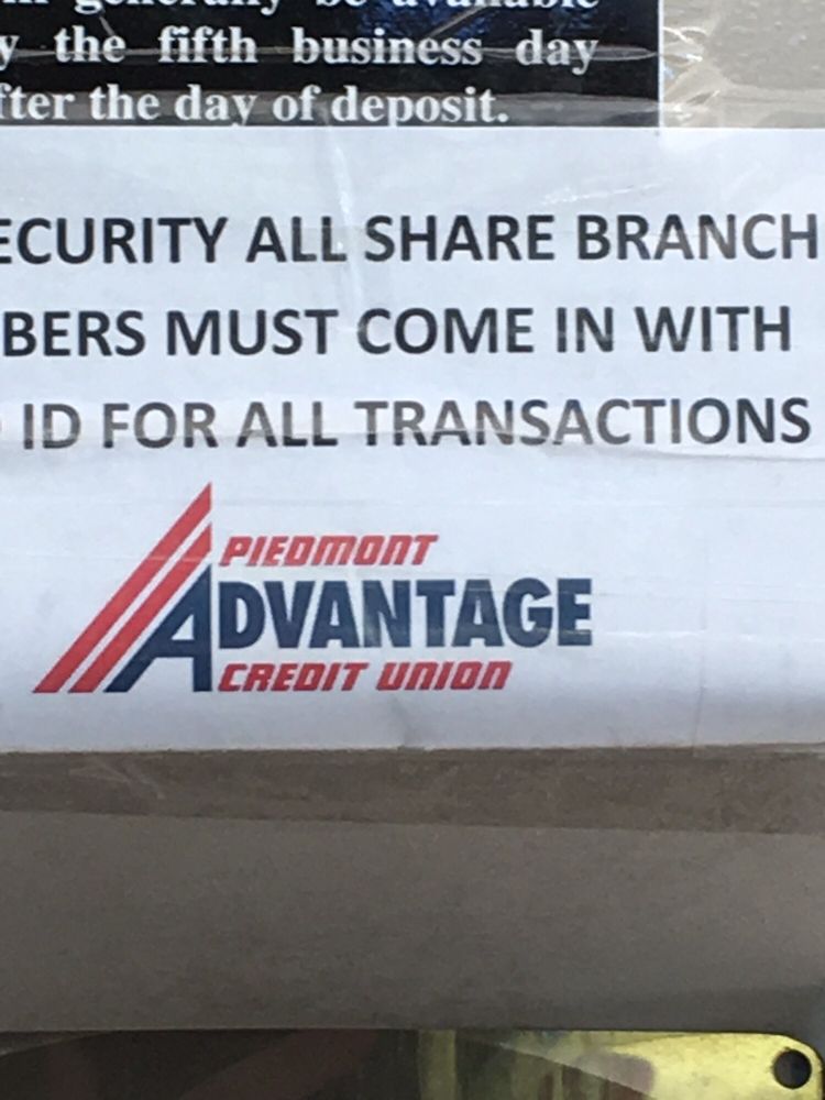 PIEDMONT ADVANTAGE CREDIT UNION 139 S Cardigan Way, Mooresville