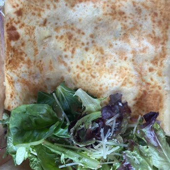 La Crème Cafe - Napoleon crêpe (lox, cream cheese, capers, onion, etc.), with a side salad. - Creperies Near Me - Sherman Oaks, California La Crème Cafe - Napoleon crêpe (lox, cream cheese, capers, onion, etc.), with a side salad. - Creperies Near Me - Sherman Oaks, California