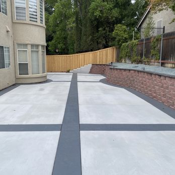 Advanced Pavers & Landscape - View from other side of backyard. - Masonry/Concrete Near Me - Sacramento , California
