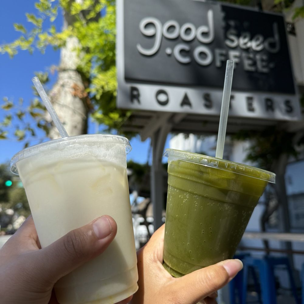 Good Seed Coffee Boutique - Coconut lemonade and Matcha Kombucha - Coffee Roasteries Near Me - Solvang, California Good Seed Coffee Boutique - Coconut lemonade and Matcha Kombucha - Coffee Roasteries Near Me - Solvang, California