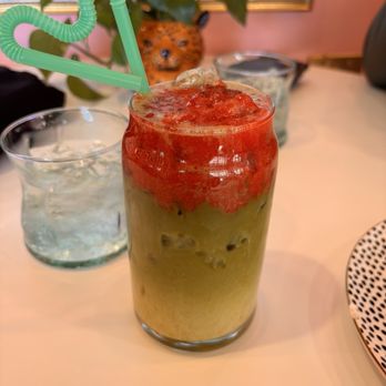 Karnaval - Iced Strawberry matcha - Cafes Near Me - Salinas, California Karnaval - Iced Strawberry matcha - Cafes Near Me - Salinas, California