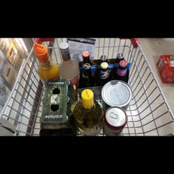 Liquor World - My cart full of goodies.