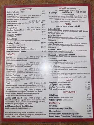 Josie's Pizza & Wings-MetroWest by null