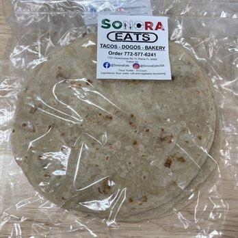 Sonora Eats - Homemade flour tortillas - Hot Dogs Near Me - Fort Pierce, Florida