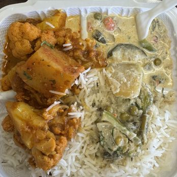 Flamin Curry 2 - Two item combo meal- vegetarian - Indian Near Me - Long Beach, California Flamin Curry 2 - Two item combo meal- vegetarian - Indian Near Me - Long Beach, California