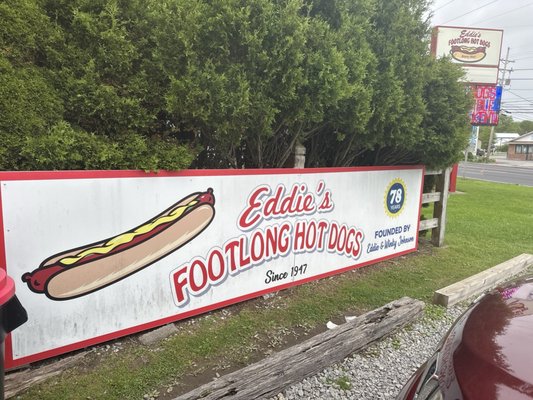 Eddie's Footlong Hot Dogs