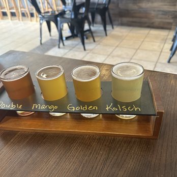 Chubby Squirrel Brewing Company - Beer sampler - Brewpubs Near Me - Fairfax, Virginia