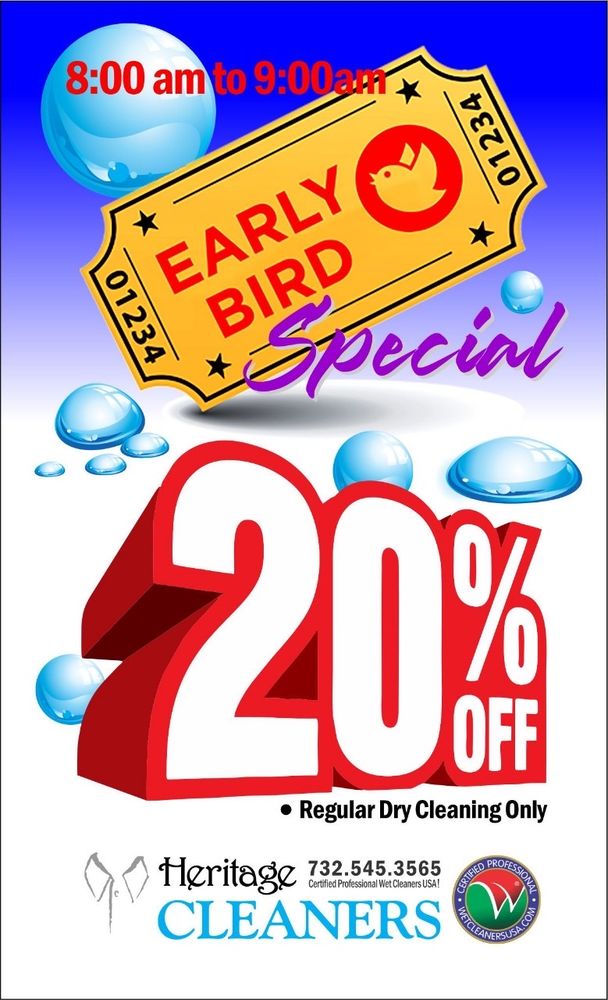 HERITAGE WET CLEANERS Updated August 2024 260 Ryders Ln, Milltown