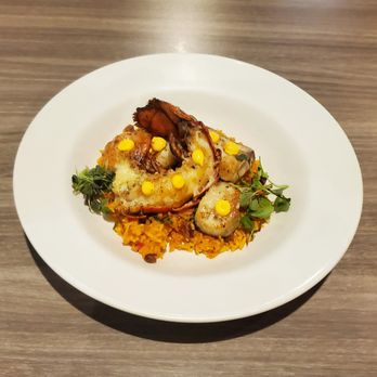 Basalt - Seafood Paella - New American Near Me - Honolulu, Hawaii Basalt - Seafood Paella - New American Near Me - Honolulu, Hawaii