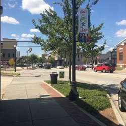 Outside street view