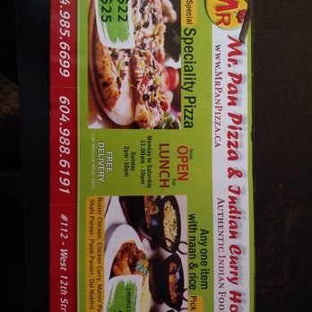 Mr Pan Pizza - Pizza Near Me - North Vancouver, British Columbia Mr Pan Pizza - Pizza Near Me - North Vancouver, British Columbia