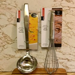 City Chef Kitchenware - Ladle & whisk.  Yeah ... best I've ever had.