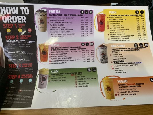 Menu photo 1 Kung Fu Tea Grand Prairie, TX Menu photo 1 Kung Fu Tea Grand Prairie, TX