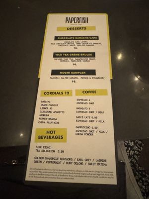 Menu photo 6 Paperfish Sushi Miami Beach, FL