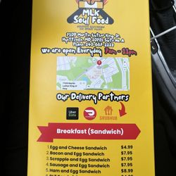 MLK Soul Food - Menu