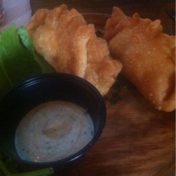 Pirilo - Manchego, cream cheese and beef empanadas with cilantro dipping sauce. - Italian Near Me - San Juan, Puerto Rico