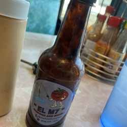 El M7 Mariscos y Mas - The most amazing hot sauce I have ever had. Smoky, sweet, salty, a but of spice, and just perfect.