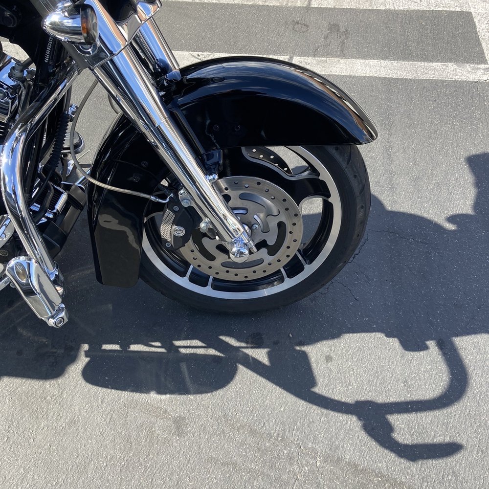 Motorcycle Tire Center - Existing tire to be replaced - Motorcycle Repair Near Me - Orange, California