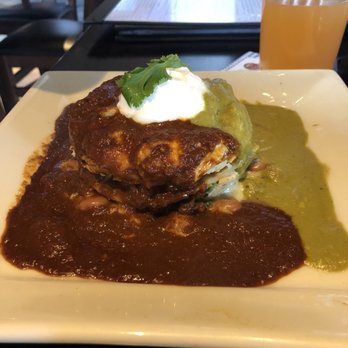Yard House - Chicken enchilada stack. pretty and tasty - New American Near Me - Carlsbad, California Yard House - Chicken enchilada stack. pretty and tasty - New American Near Me - Carlsbad, California