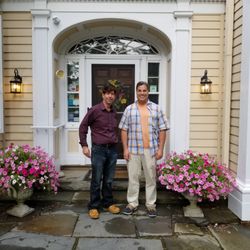 Devonfield Inn - Doug & Jim At Devonfield Inn Front door