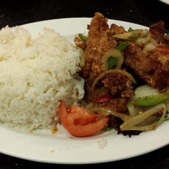 Hoa Tran - Spicy salt n paper chicken spare ribs on rice - Chinese Near Me - Springvale, VIC Hoa Tran - Spicy salt n paper chicken spare ribs on rice - Chinese Near Me - Springvale, VIC