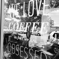 Blackboard Coffee - Sign at front of cafe