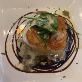 Props - Scallops and a grit cake - Seafood Near Me - Warner Robins, Georgia