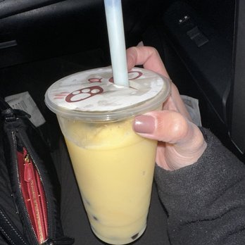Cafe Koco Bowl - Bubble Tea with tapioca Mango flavor - Coffee & Tea Near Me - Morton Grove, Illinois