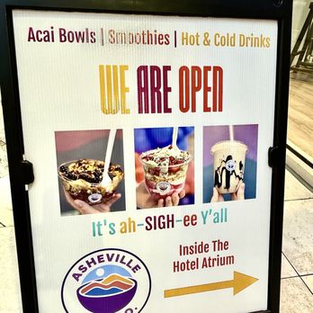 Asheville Acai - Signage - Acai Bowls Near Me - Asheville, North Carolina Asheville Acai - Signage - Acai Bowls Near Me - Asheville, North Carolina