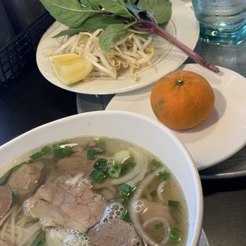 Insomnia - Beef pho and dining set up. - Coffee & Tea Near Me - Honolulu, Hawaii