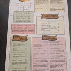 SoDo Pub - Menu 3/2025
