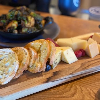 Cheever Tavern - Cheese board and brussel sprouts appetizer. Yumm! - New American Near Me - Norwell, Massachusetts